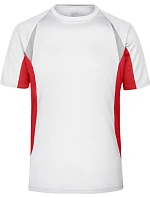 Daiber JN 391 Pánské běžecké tričko 02.0391 white/red Daiber JN 391 Pánské běžecké tričko 02.0391 white/red