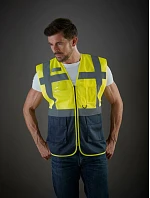 Yoko HVW 820 Hi-Vis síťovaná bezpečnostní vesta 79.W820 red/hi vis yellow Yoko HVW 820 Hi-Vis síťovaná bezpečnostní vesta 79.W820 red/hi vis yellow