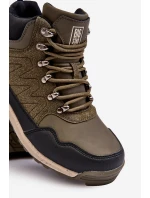 Dámské vysoké trekingové boty Big Star KK274609 Velbloud Dámské vysoké trekingové boty Big Star KK274609 Velbloud