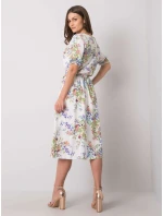 Šaty LK SK 507639 1.75P bílá zelená Šaty LK SK 507639 1.75P bílá zelená