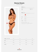 Romantická tanga otevřená Donna Dream crotchless thong - Obsessive Romantická tanga otevřená Donna Dream crotchless thong - Obsessive