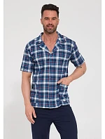 Pyžamo Cornette 318/62 cr/r 3XL-5XL pánské rozepínací