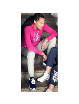 Dámské dlouhé kalhoty LEONE LW1008/S16 tmavě modré "S"