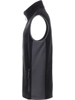 Daiber JN 856 Pánská pracovní fleecová vesta - Strong 02.0856 black/carbon