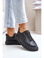 Zateplené dámské sneakersy Big Star MM274618 Černé Zateplené dámské sneakersy Big Star MM274618 Černé