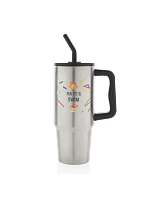 Personalizovaná nerezová termoska s barevným víčkem pro paní učitelku/pana učitele (pomůcky)