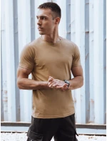 Pánské tričko bez potisku kamélie RX5611