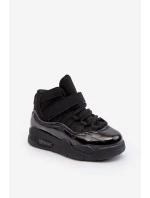 Dětské sportovní šněrovací boty černé Darina