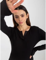 Dámská halenka EM BZ 784.33P černá - FPrice Dámská halenka EM BZ 784.33P černá - FPrice