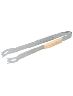 GRILOVACÍ KLEŠTĚ S DŘEVĚNOU RUKOJETÍ