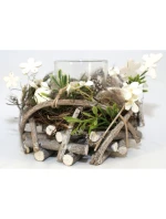 Dekorativní tužkový svícen 16 cm na čajové svítidlo TEA LIGHT