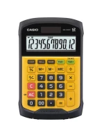 KANCELÁŘSKÁ KALKULATURA CASIO VODĚODOLNÁ WM-320MT-S, 12místný displej, odnímatelná klávesnice, 108,5x168,5, stupeň odolnosti proti vodě a nečistotám: IP54