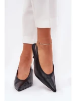 Lakované Lodičky S Odkrytým Patou Černé Emmizola Lakované Lodičky S Odkrytým Patou Černé Emmizola
