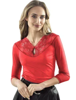 Dámská halenka Danita red - ELDAR