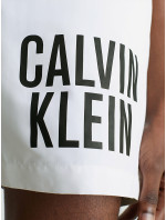 Pánské plavky Medium Drawstring Swim Shorts Intense Power KM0KM00739YCD bílá - Calvin Klein