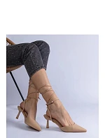 Dámské lodičky na jehlách K10040 béžové - Bellamica