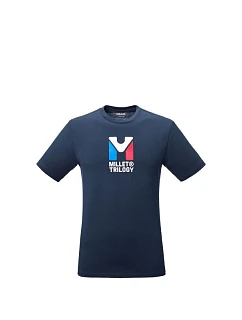 Pánské tričko MILLET Chamonix Tri Ts Ss M, tmavě modré