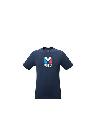 Pánské tričko MILLET Chamonix Tri Ts Ss M, tmavě modré Pánské tričko MILLET Chamonix Tri Ts Ss M, tmavě modré