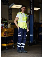 Yoko HVW 820 Hi-Vis síťovaná bezpečnostní vesta 79.W820 hi vis yellow Yoko HVW 820 Hi-Vis síťovaná bezpečnostní vesta 79.W820 hi vis yellow