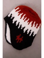 Dámská čepice Nikol K405 červená+bílá+černá Dámská čepice Nikol K405 červená+bílá+černá