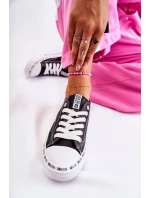 Dámské Tenisky Big Star perforované černé FF274024 Dámské Tenisky Big Star perforované černé FF274024