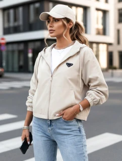 Dámská oversize bunda CATRAL light beige FashionStreet TY4191