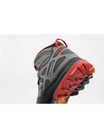 Aku pánská turistická kotníková obuv Rocket Gore-tex šedá červená