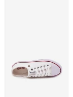 Pánské Nízké Textilní Tenisky Big Star DD174500 Bílé Pánské Nízké Textilní Tenisky Big Star DD174500 Bílé