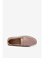 Mokasíny z přírodní kůže Vinceza Béžové