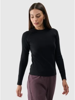Dámské hladké bezešvé tričko s dlouhým rukávem 4F 4FRSS24TLONF399-20S