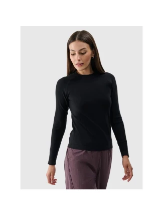 Dámské hladké bezešvé tričko s dlouhým rukávem 4F 4FRSS24TLONF399-20S