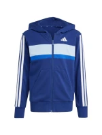 Dětské tepláky adidas Seasonal Essentials Tiberio 3-Stripes French Terry navy blue JI6035