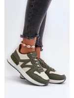 Dámské tenisky z ekologické kůže zelené Kajmány
