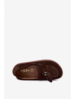 Mokasiny Barefoot z přírodního semiše Zazoo 10220 Hnědé Mokasiny Barefoot z přírodního semiše Zazoo 10220 Hnědé
