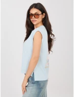 Tričko D12022M02769B světle modré