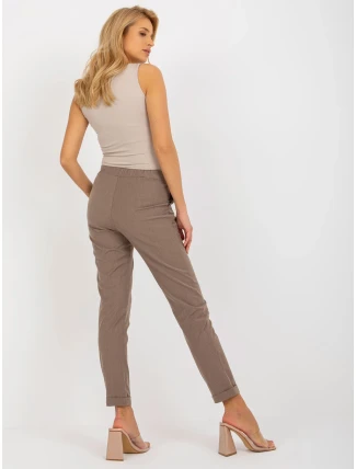 Dámské kalhoty LK SP 506616 1.28X hnědá - FPrice Dámské kalhoty LK SP 506616 1.28X hnědá - FPrice