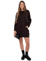 Šaty RV TU 5184.93P tmavě hnědá Šaty RV TU 5184.93P tmavě hnědá