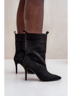 Boty na podpatku model 218516 Step in style Boty na podpatku model 218516 Step in style