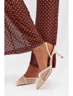 Sandály na podpatku  model 224499 Step in style