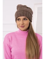Dámská čepice Danuta K331 mocca