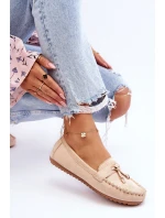 Klasické semišové mokasíny Béžová Good Time Klasické semišové mokasíny Béžová Good Time