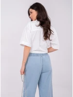 Kalhoty D80038BB62627L220 světle modré