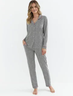 Pyžamo Cana 410 dlouhé/r S-XL na zip