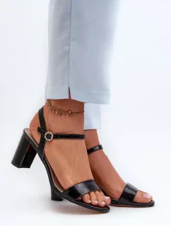 Sandály na podpatku model 197084 Step in style