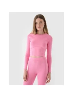 Dámské hladké tričko s dlouhým rukávem 4F 4FRAW24TLONF503-54S