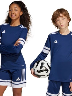 Dětské tričko adidas Squadra 25 s dlouhým rukávem námořnická modrá JJ0049