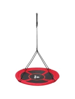 ZAHRADNÍ HOUPAČKA ČAPÍ HNÍZDO 110CM XXXL ČERVENÁ