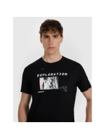 Pánské tričko s potiskem 4F 4FWAW25TTSHM3130-20S