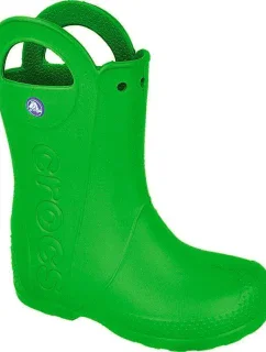 Dětské tmavě zelené boty Handle It 12803 - Crocs