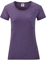 Fruit of the Loom Lady-Fit Valueweight T Dámské tričko 16.1372 heather purple Fruit of the Loom Lady-Fit Valueweight T Dámské tričko 16.1372 heather purple